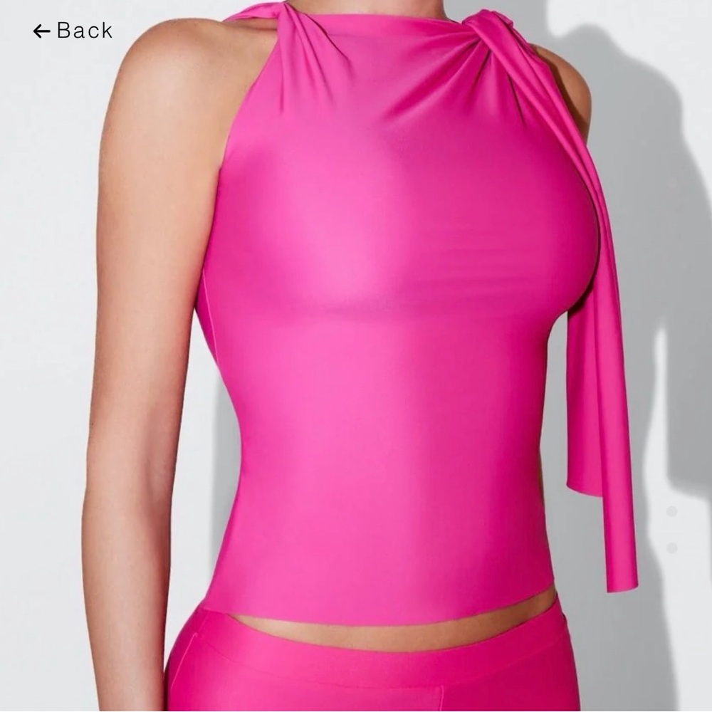 Khy Sleek Stretch Knotted Top